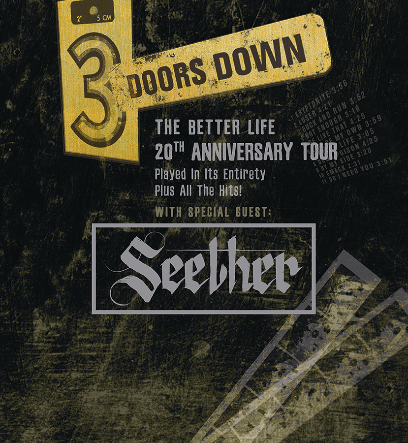 Mann Center For The Performing Arts - 3 Doors Down: The Better Life ...