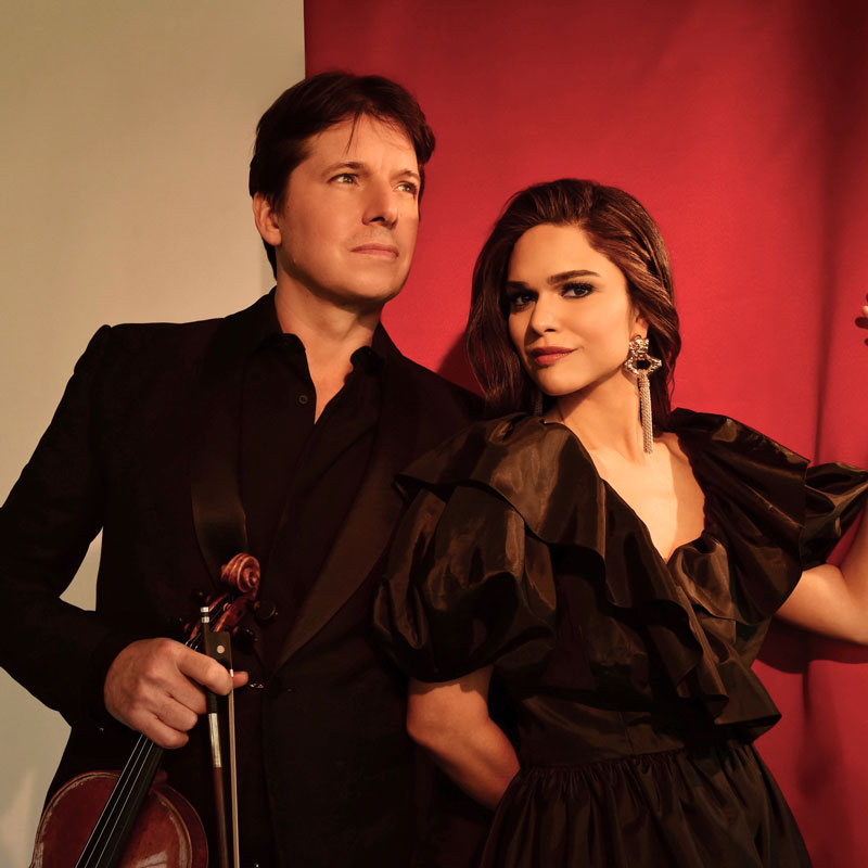 Image for Voice and the Violin: Joshua Bell & Larisa Martinez