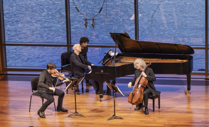 Image for JOSHUA BELL, violin | STEVEN ISSERLIS, cello JEREMY DENK, piano Irène Duval, violin  |  Blythe Teh Engstroem, viola