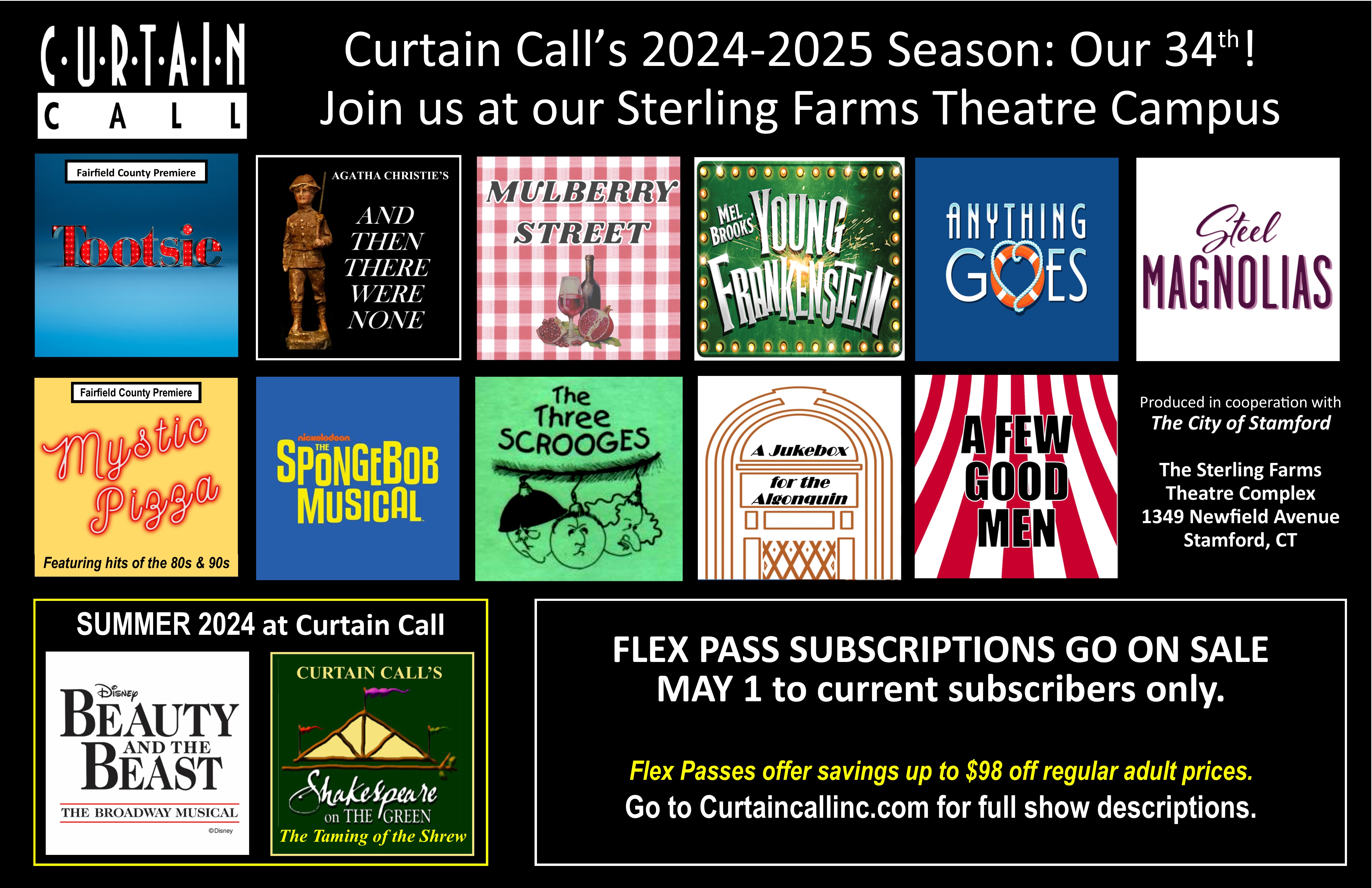 CURTAIN CALL 2024-2025 SEASON