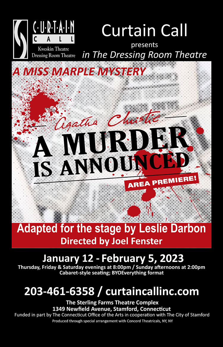 Image for Agatha Christie’s A MURDER IS ANNOUNCED