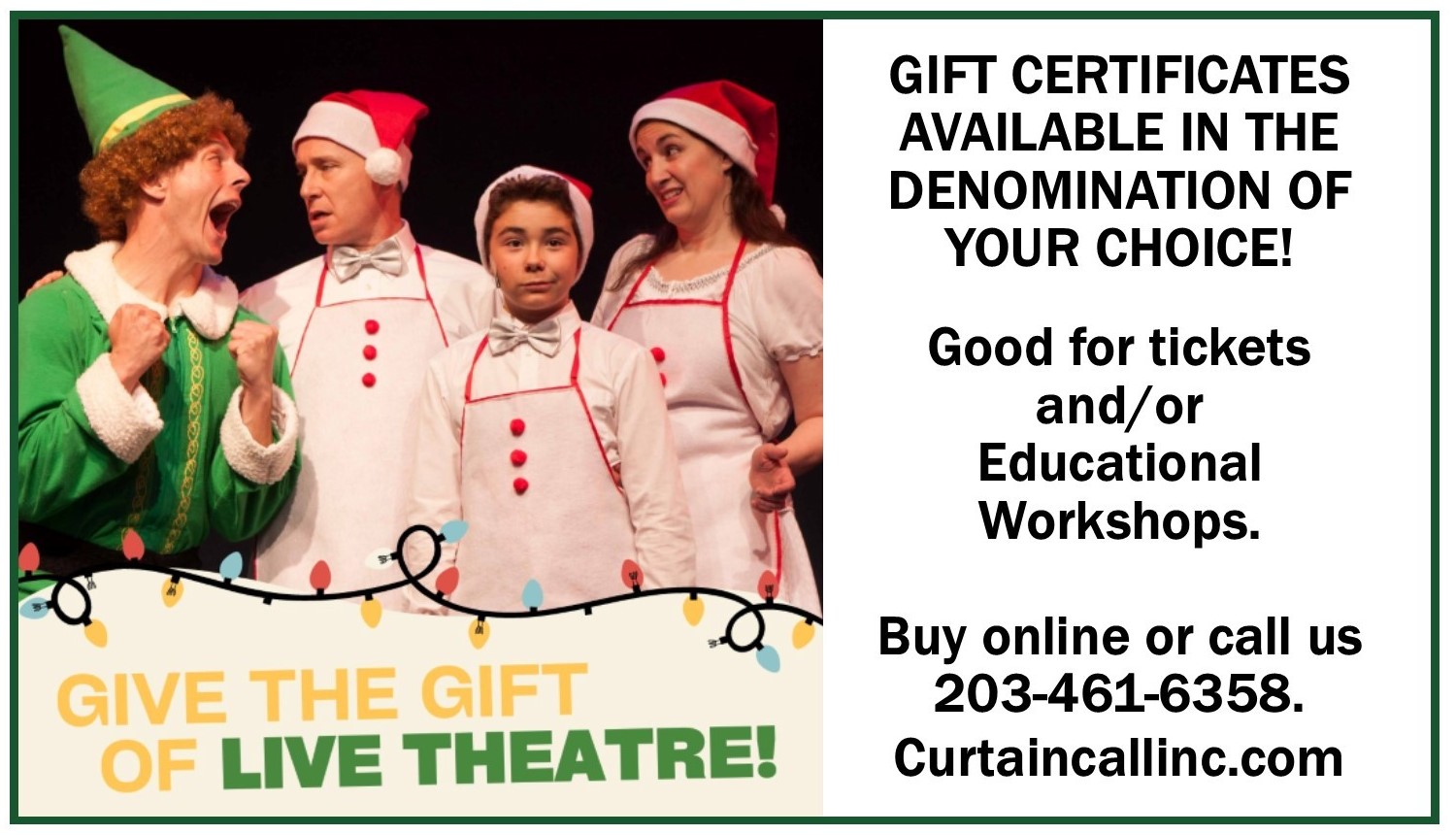 CURTAIN CALL GIFT CARDS