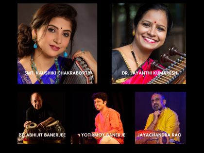Image for SANSHLESHAN:  AN EVENING OF HINDUSTANI AND CARNATIC FUSION