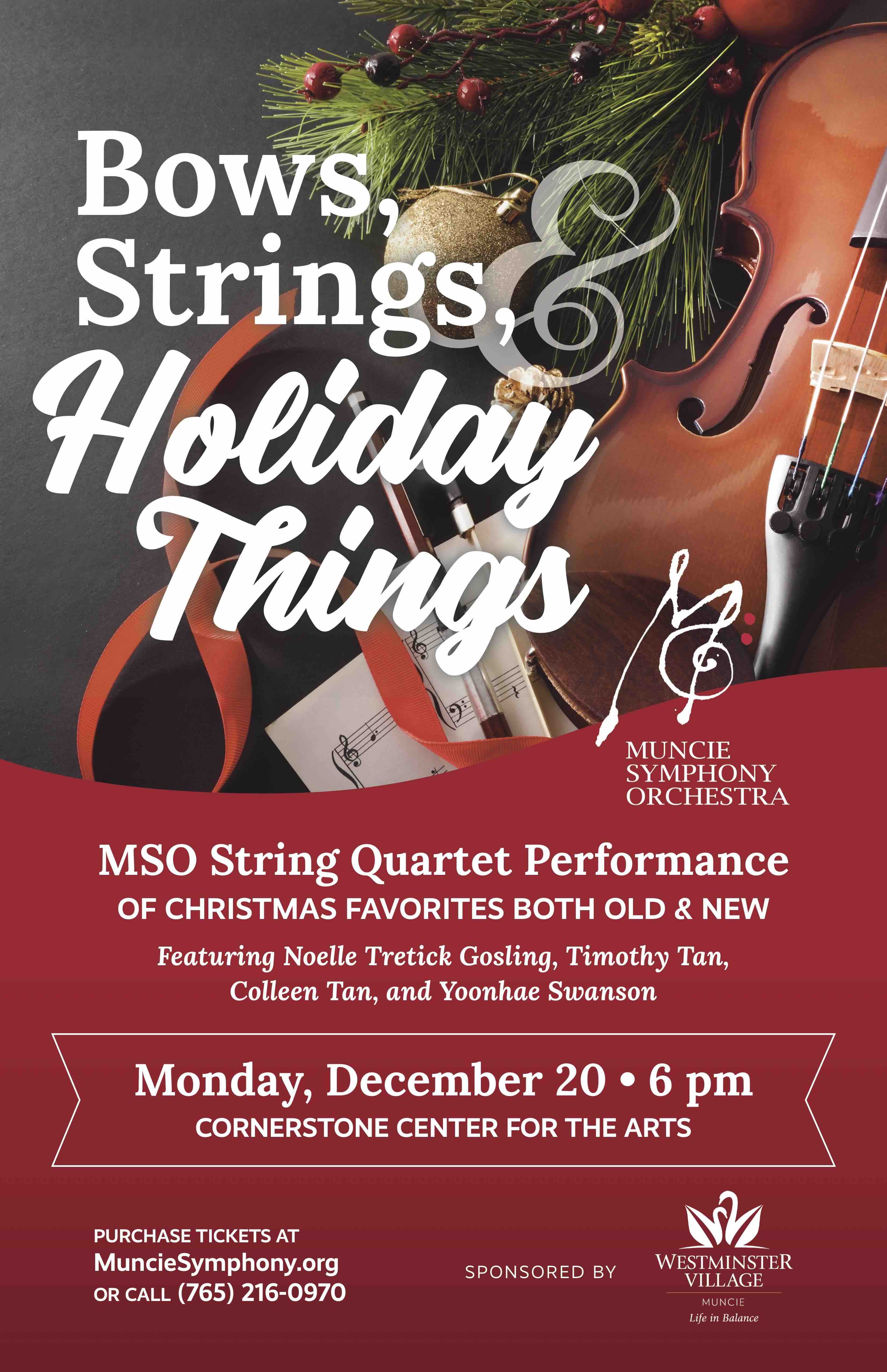 Image for Bows, Strings, & Holiday Things