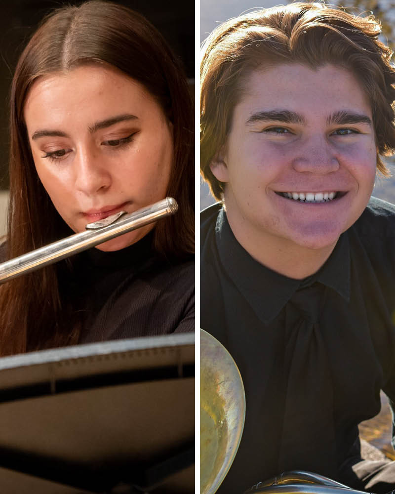 Image for Ethan Hahn, horn & Anna Railsback, flute