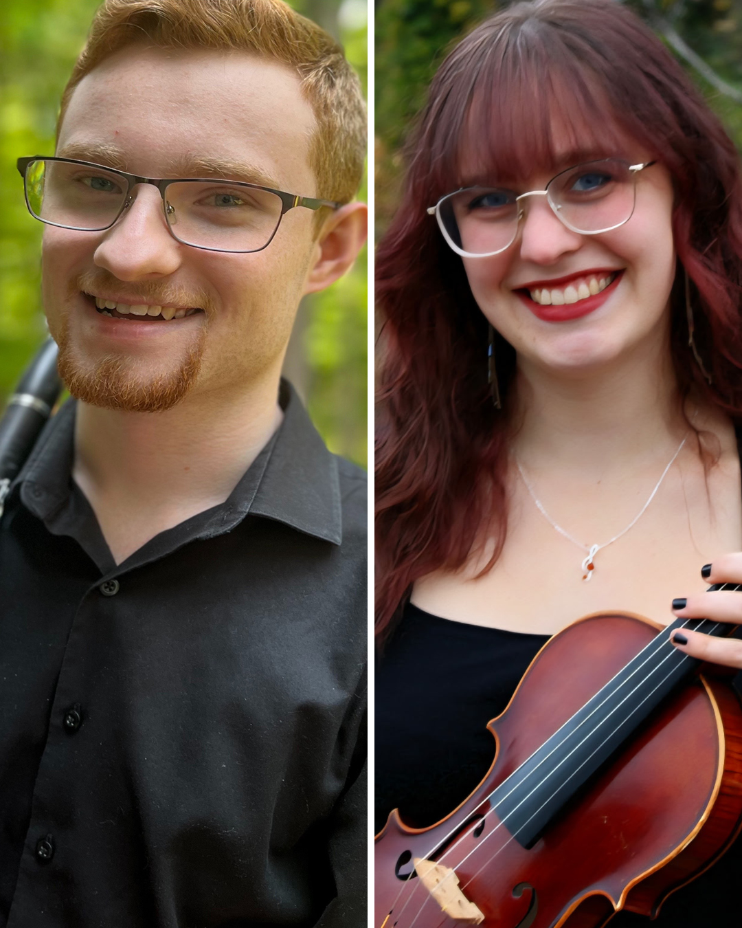 Image for Brenden Rafferty, clarinet & Kaysea Calvert, violin