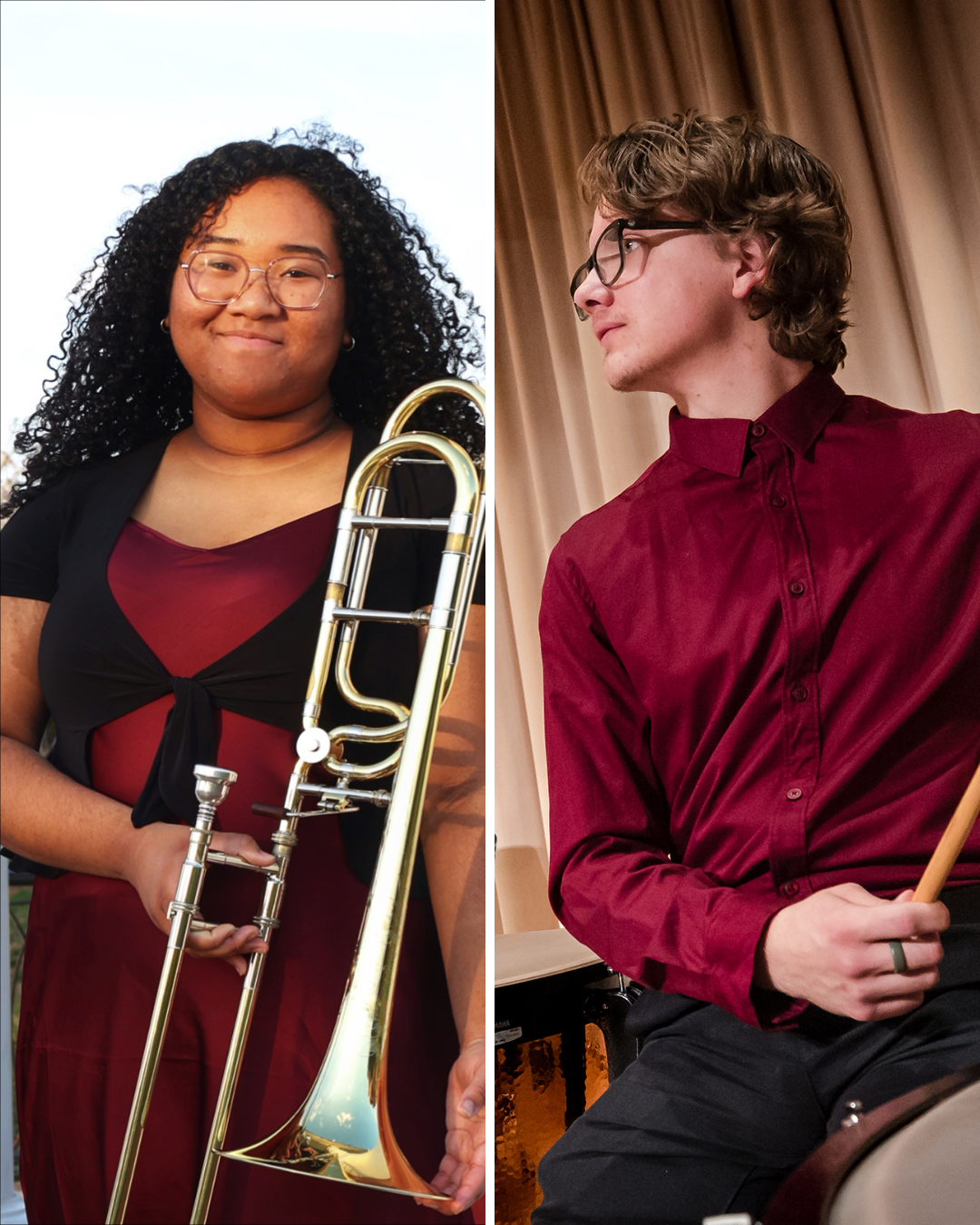 Image for Rebecca Acolatse, trombone & Jacob Derges, percussion