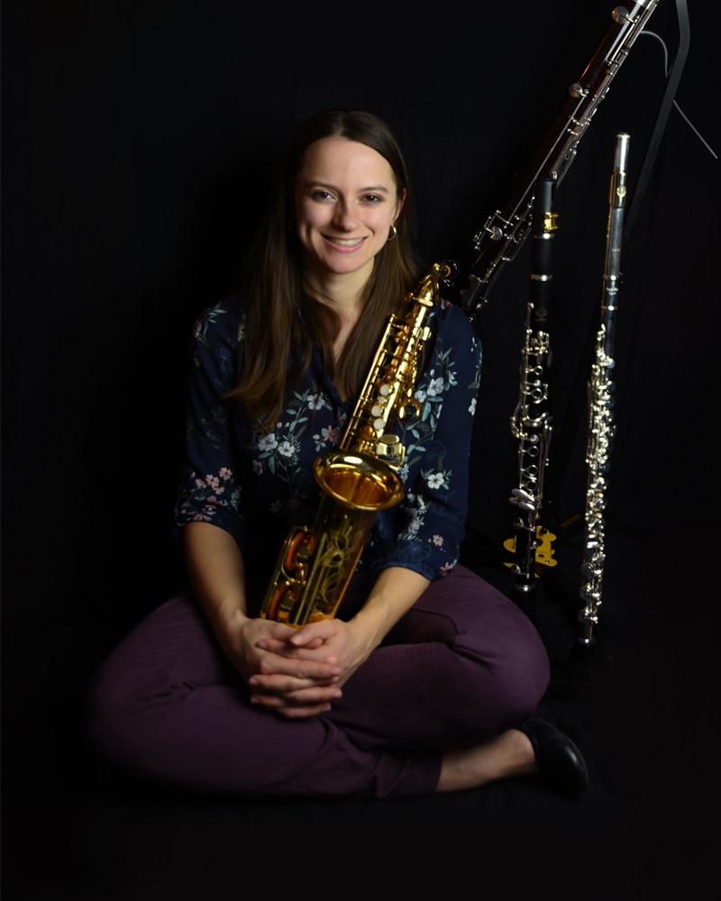 Image for Sarah McMichen, flute and clarinet