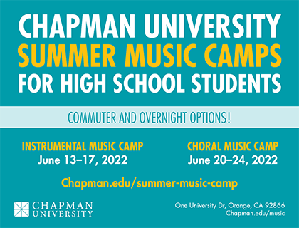 Chapman University Summer Music Camps