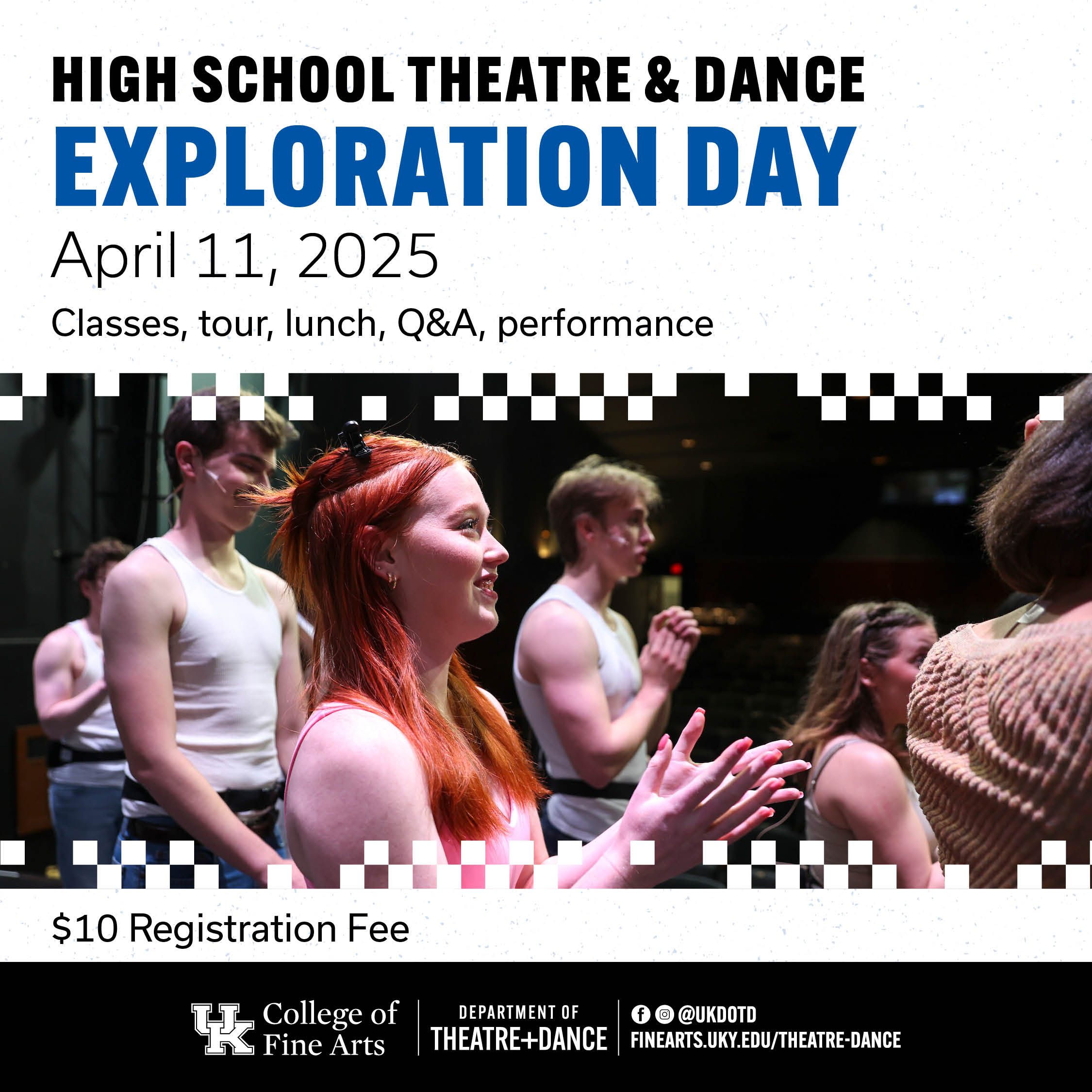 High School Theatre and Dance Exploration Day