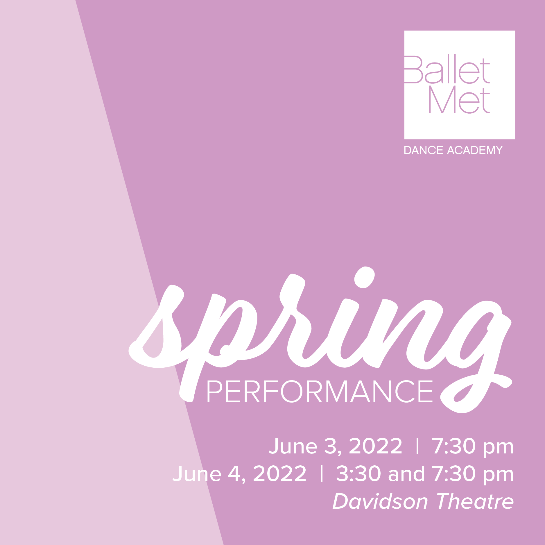 BalletMet Academy Spring Performance