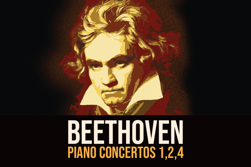 Image for Beethoven Piano Concertos 1, 2, 4