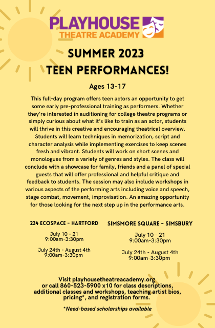 Summer Teen Performances