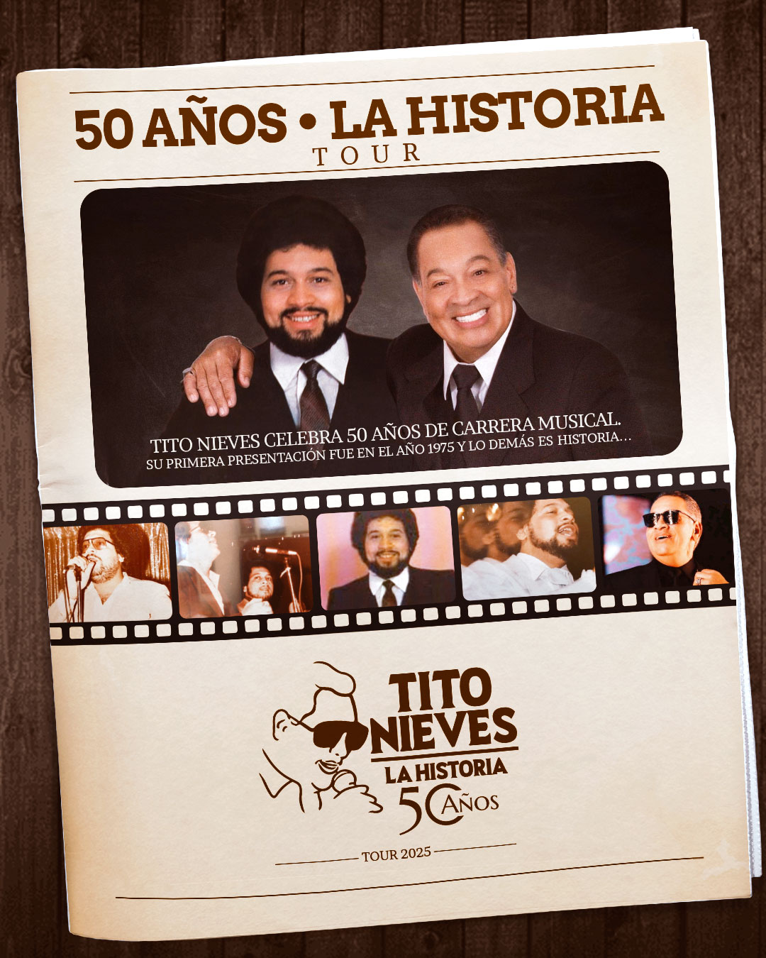 Image for Tito NIeves: 50 Años Tour 2025—La Historia with Special Guest Brenda K. Starr