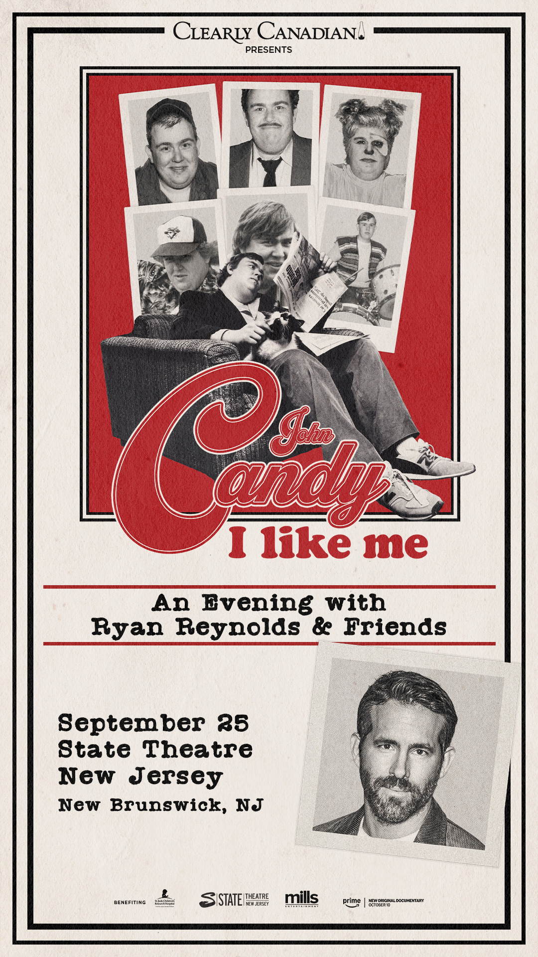 Image for John Candy: I Like Me—An Evening with Ryan Reynolds & Friends Presented by Clearly Canadian