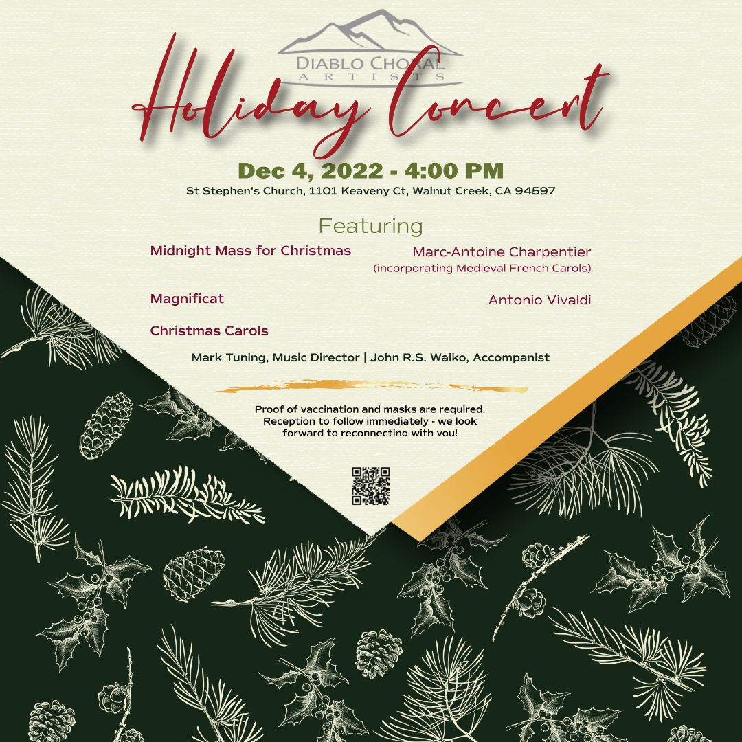 Image for Diablo Choral Artists Holiday Concert 2022