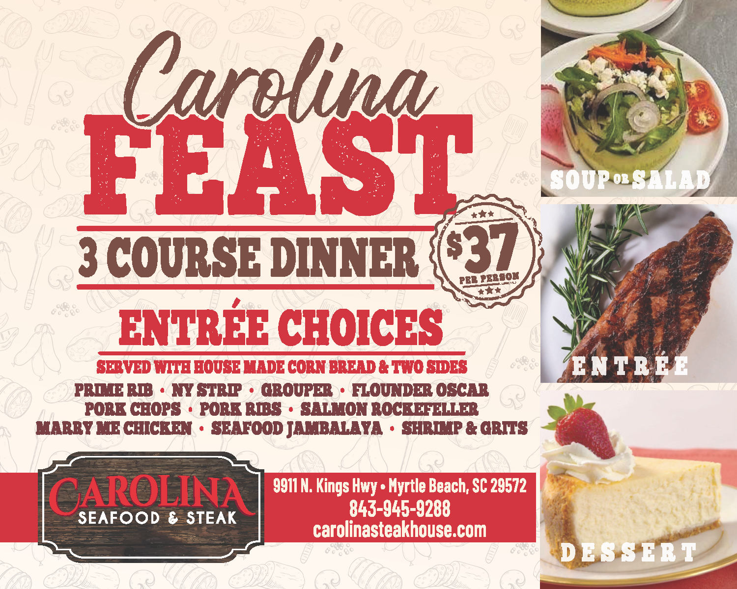 Carolina Seafood & Steak - May 2024