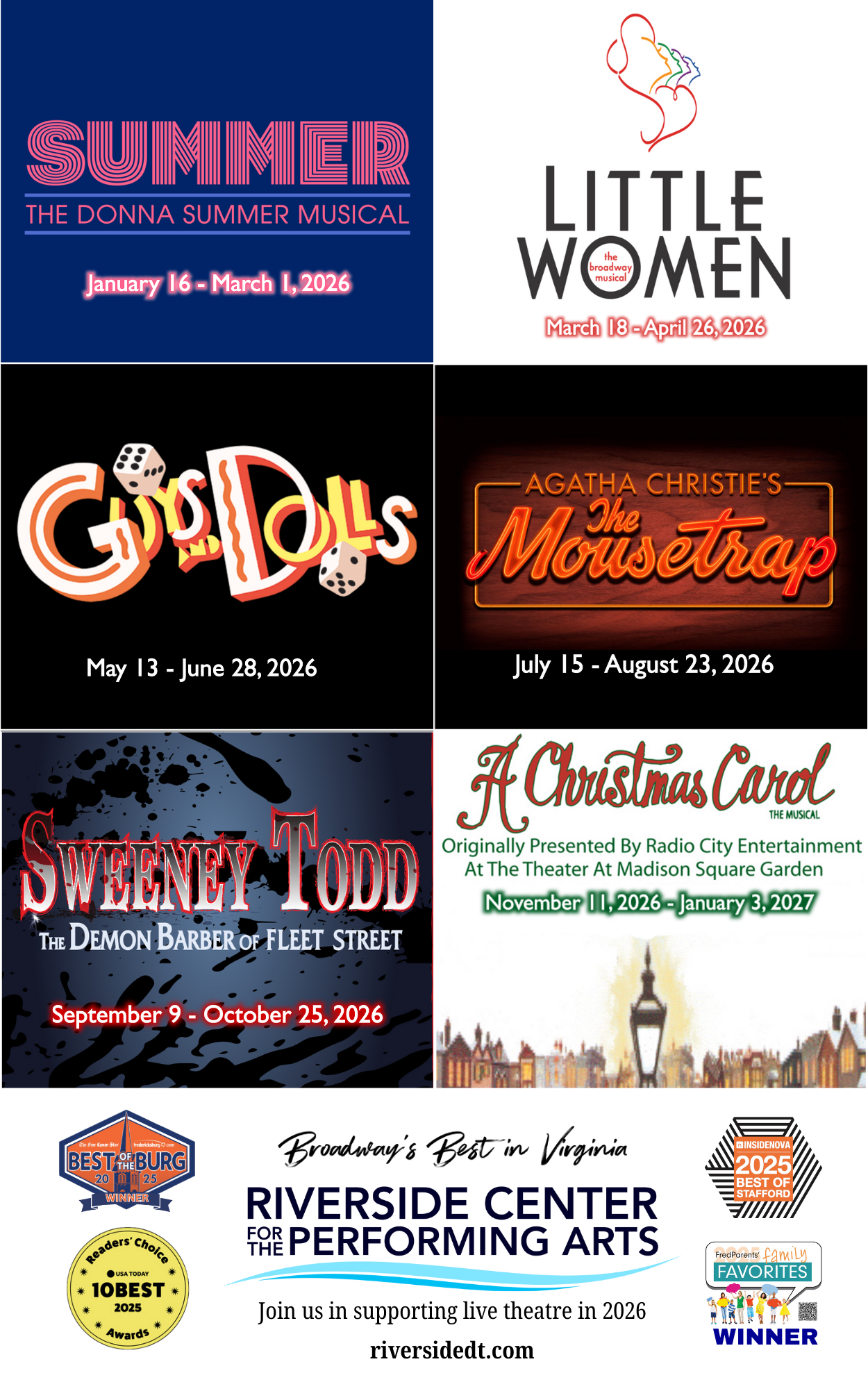 2026 Season of Mainstage productions