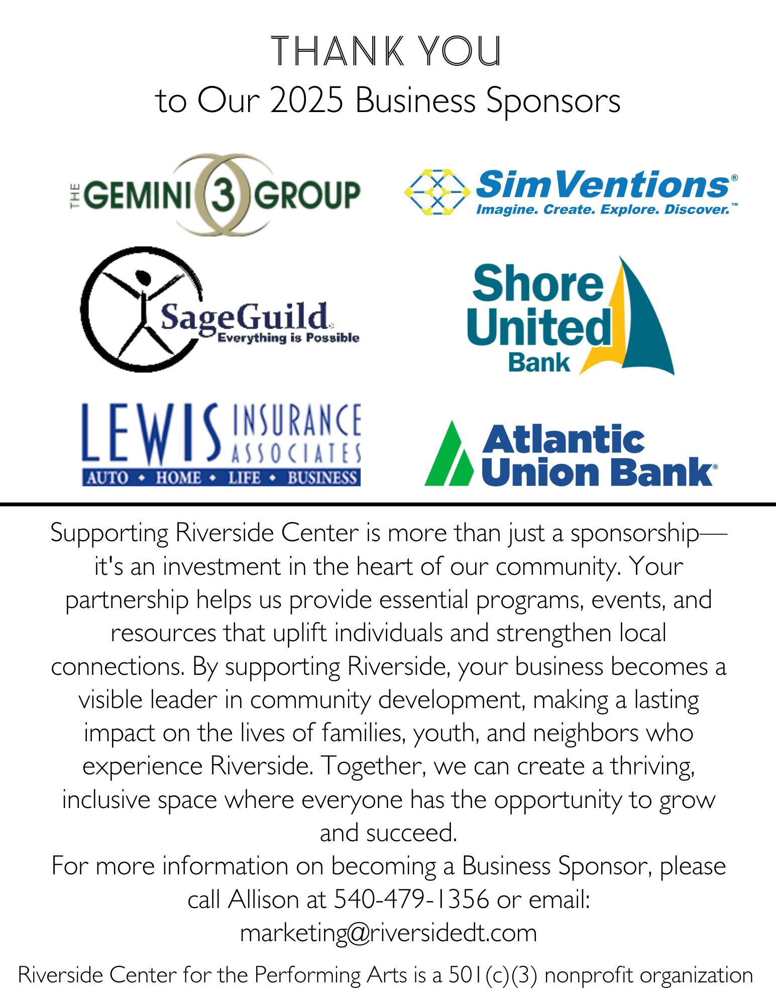 Corporate Sponsorships