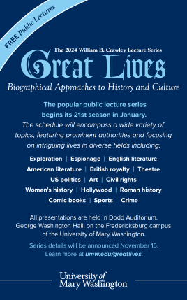 UMW Great Lives Lecture Series