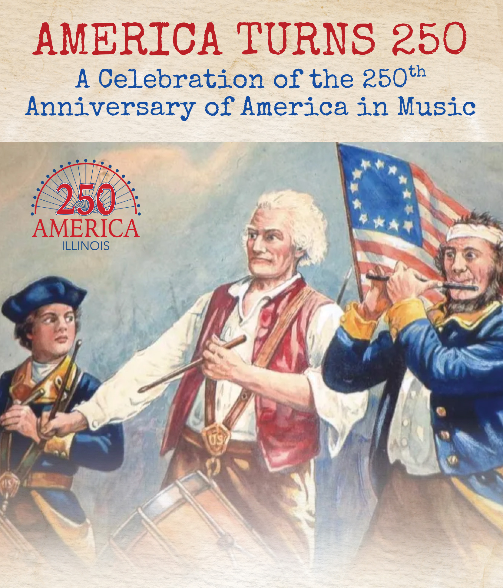 Image for AMERICA TURNS 250: A Celebration of the 250th Anniversary of America in Music