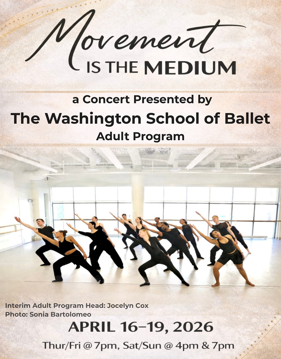 Image for Adult Concert 2026: Movement Is the Medium