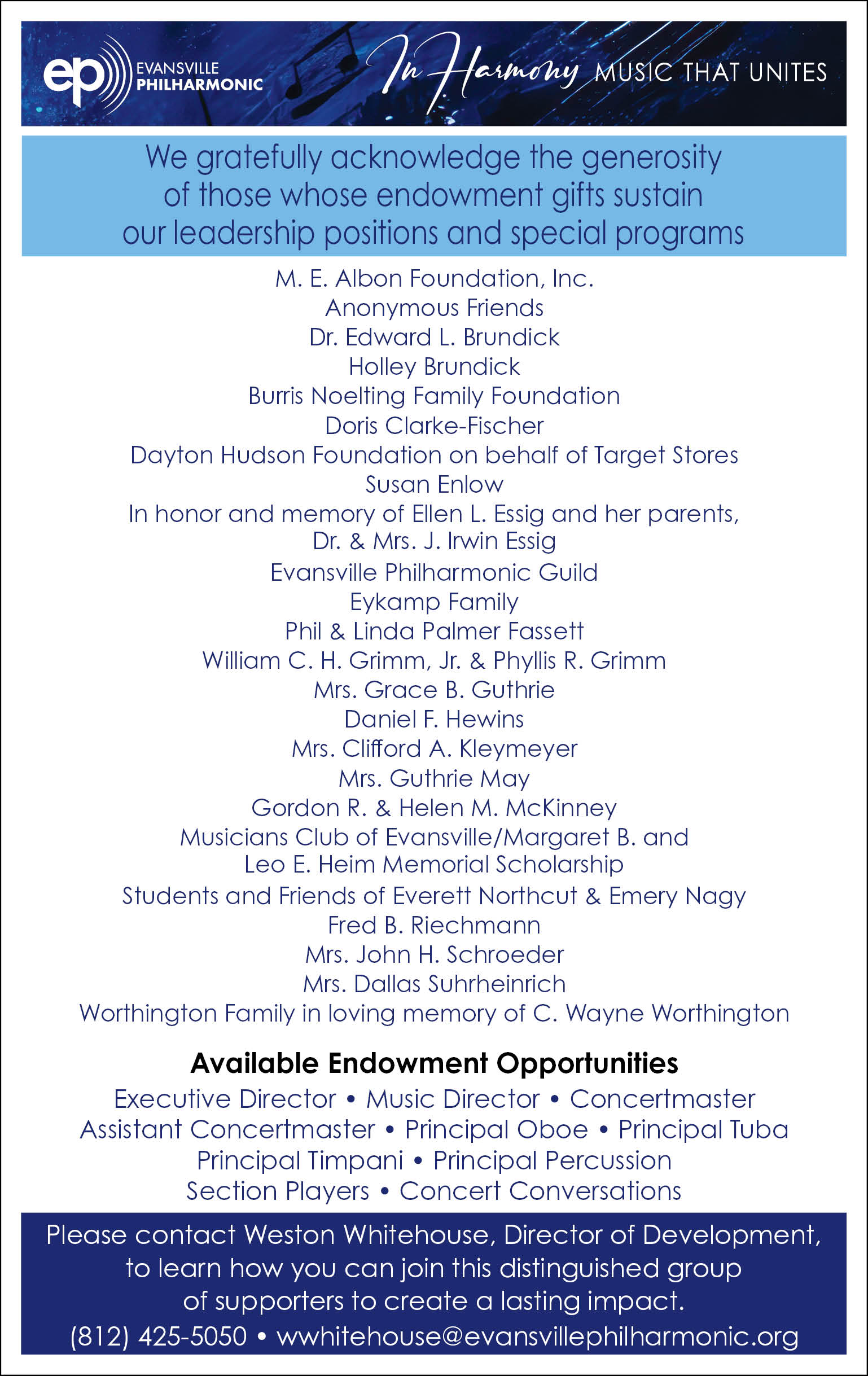 Endowment Page With Noelting