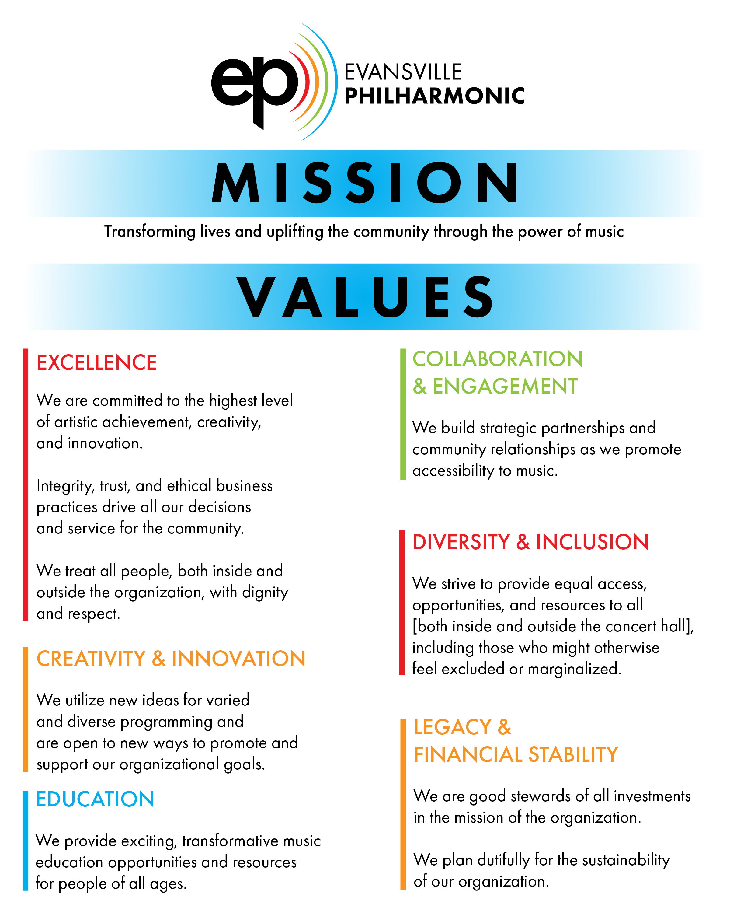 Image for Mission and Values