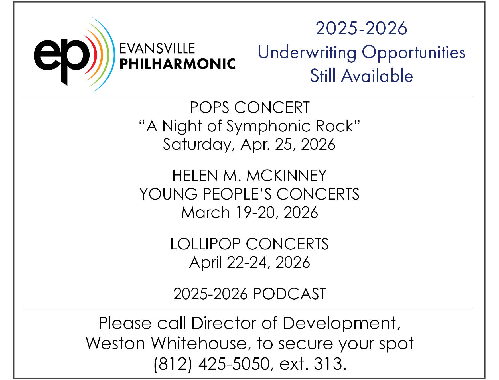 Sponsorship Opportunities