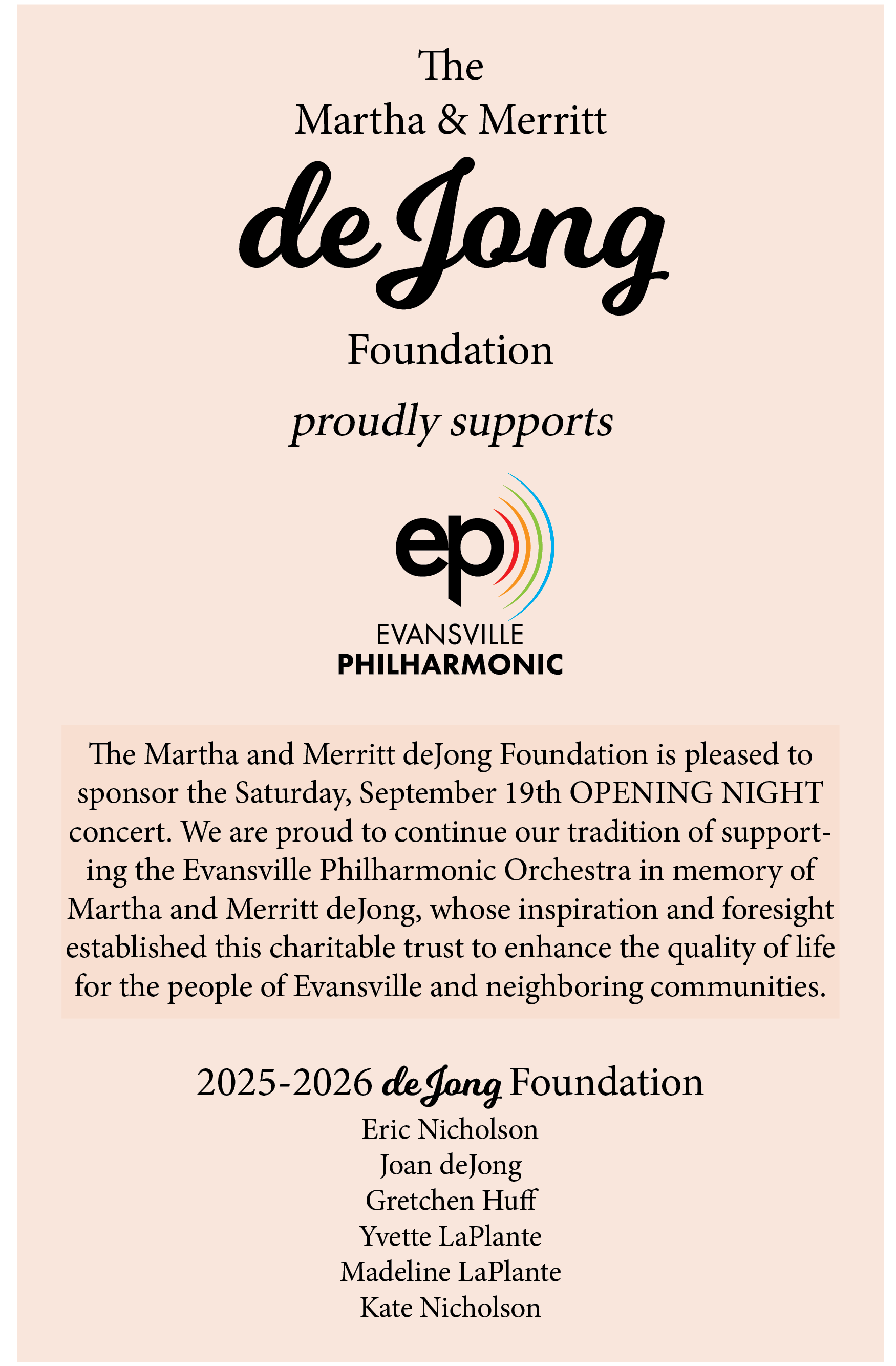 deJong Foundation