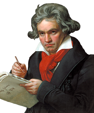 Painting of Ludwig Van Beethoven